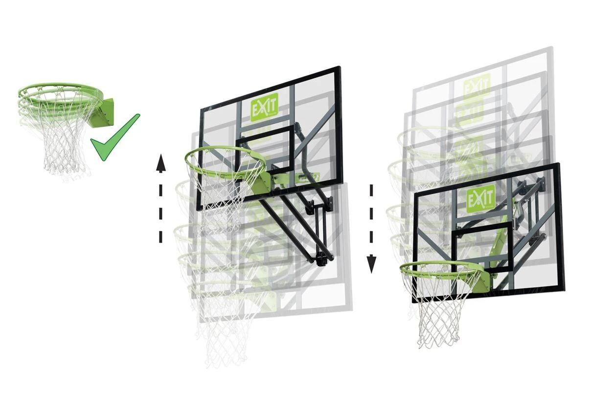 EXIT® Galaxy Basketballanlage Zur Wandmontage 2 EXIT® Galaxy Basketballanlage Zur Wandmontage – Bild 2