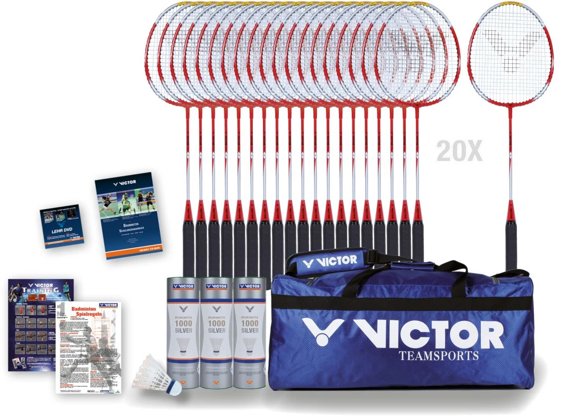 VICTOR® Badminton-Schulsparpaket MAXI II 1 VICTOR® Badminton-Schulsparpaket MAXI II