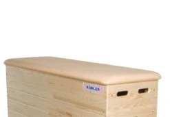 Sprungkastendeckel Aus Leder, 150 X 50 Cm