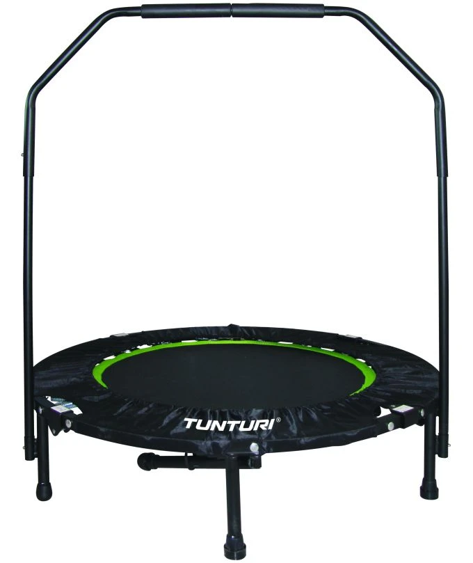 Fitness Trampolin, Faltbar Mit Haltebügel 1 Fitness Trampolin, Faltbar Mit Haltebügel