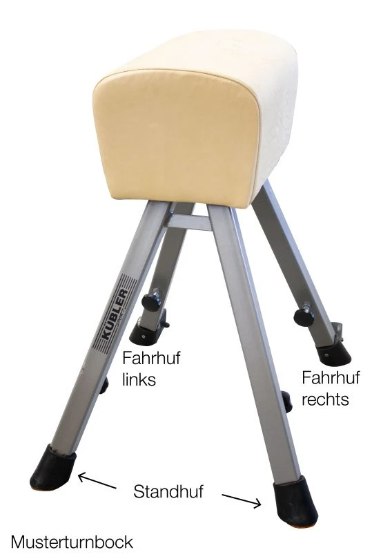 Vulkollan® Hufe Für Turnböcke / Turnpferde 2 Vulkollan® Hufe Für Turnböcke / Turnpferde – Bild 2