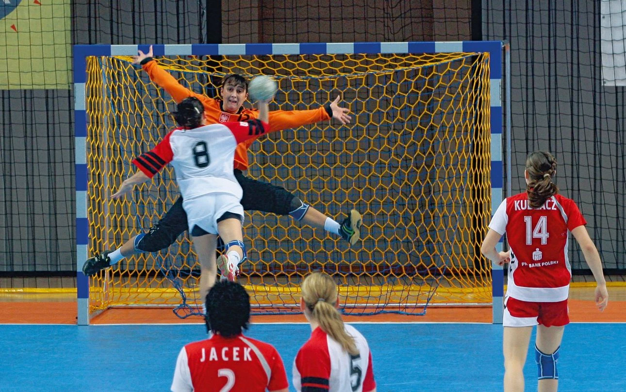 WM-Handballtornetz Gelb 1 WM-Handballtornetz Gelb