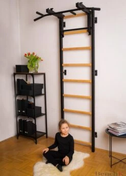 BenchK® Sprossenwand 731B Mit Klimmzugstange -All Sport Verkauf K2396 A02 ecommerce