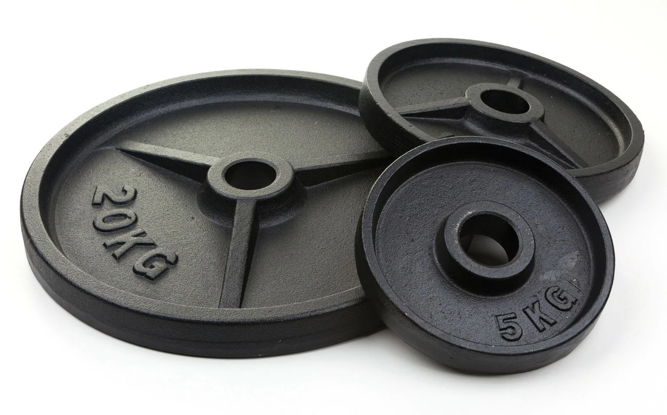 Hantelscheibe, Gusseisen, Ø 50 Mm Bohrung 1 Hantelscheibe, Gusseisen, Ø 50 Mm Bohrung