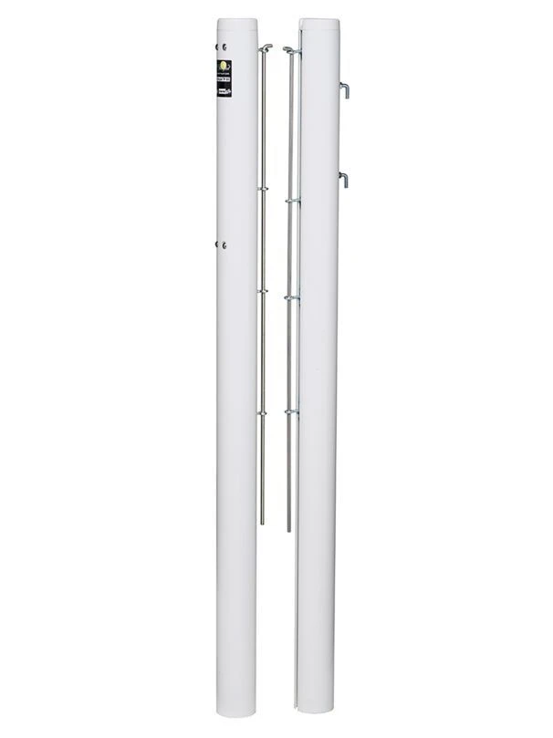 Court Royal® Tennisnetzpfosten Weiß 2 Court Royal® Tennisnetzpfosten Weiß – Bild 2