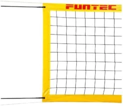 Funtec® Beachvolleyballnetz PRO BEACH BLACKS 8,5 M